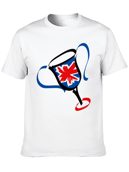 UK Flag Trophy Graphic Tee - Black