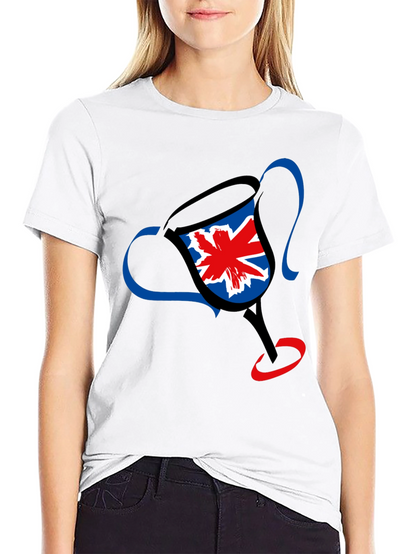 UK Flag Trophy Graphic Tee - Black