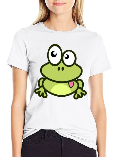 Frog Graphic T-Shirt - Casual Style