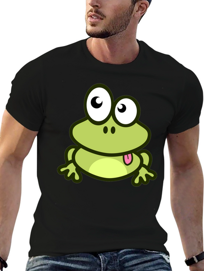 Frog Graphic T-Shirt - Casual Style