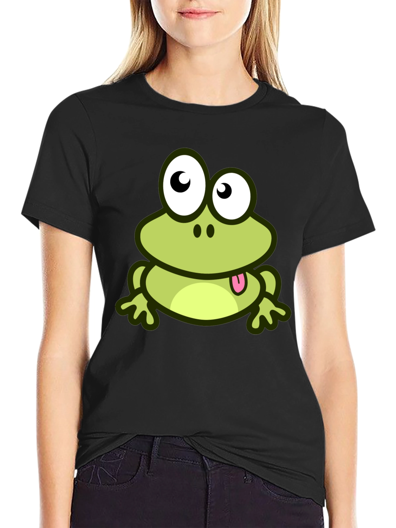 Frog Graphic T-Shirt - Casual Style
