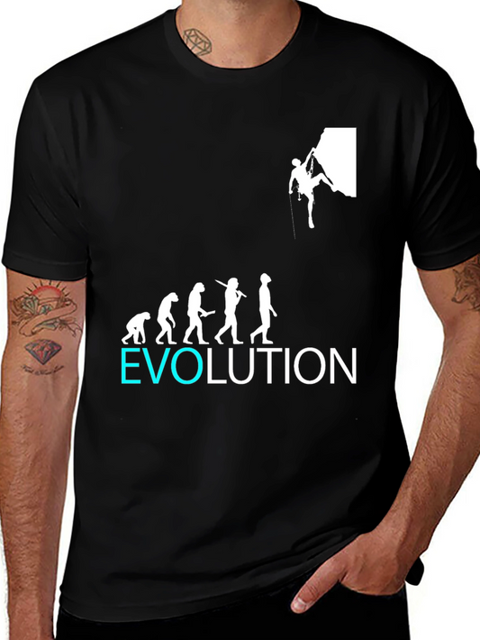 Climbing Evolution Graphic T-Shirt