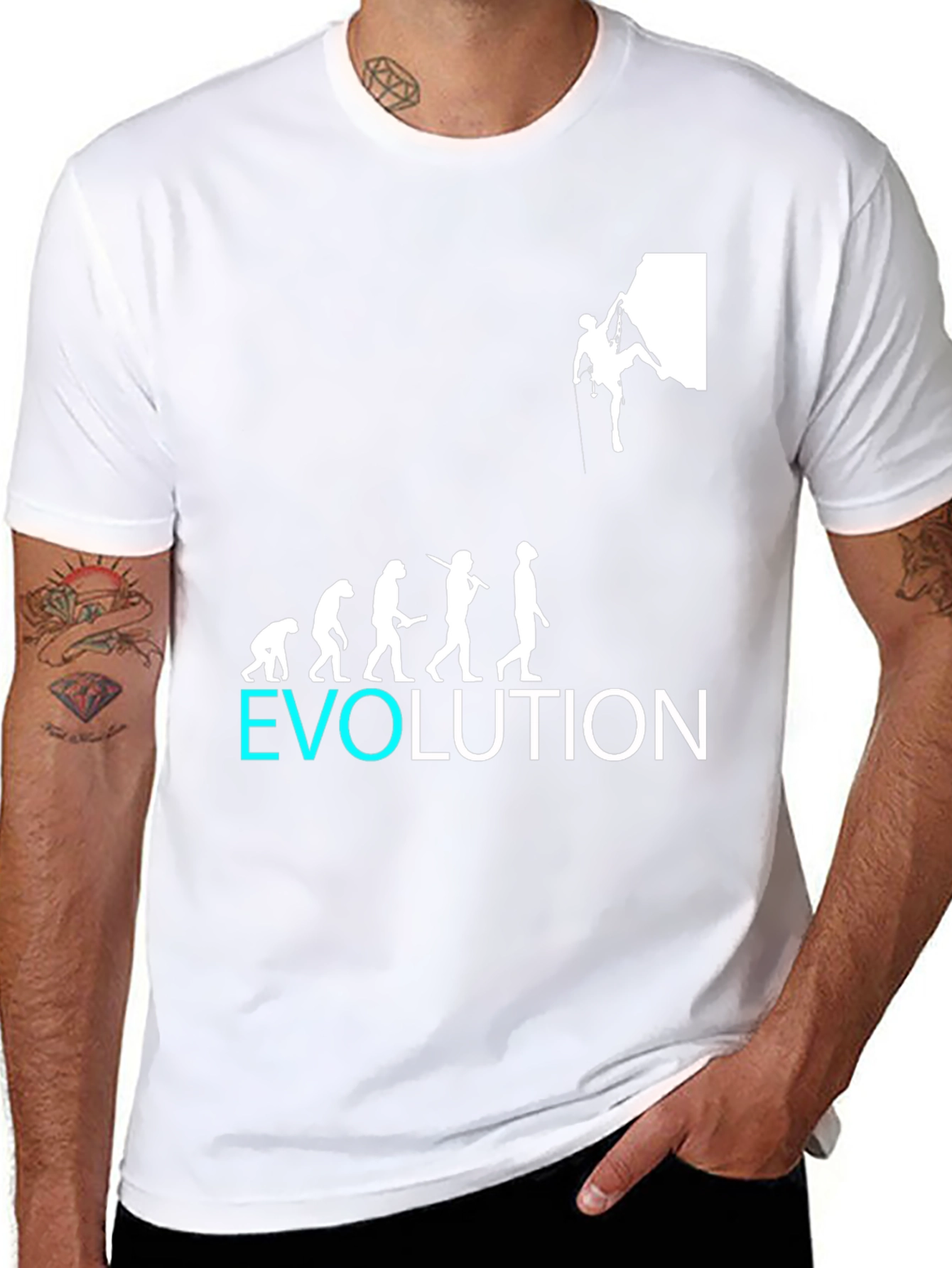 Climbing Evolution Graphic T-Shirt
