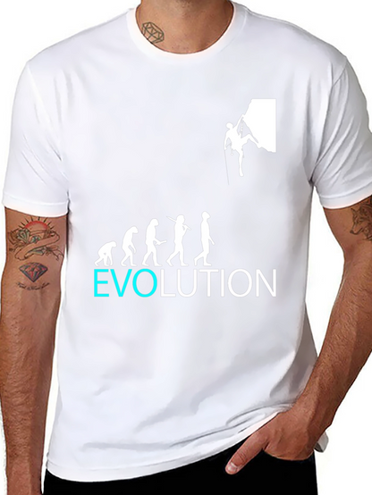 Climbing Evolution Graphic T-Shirt