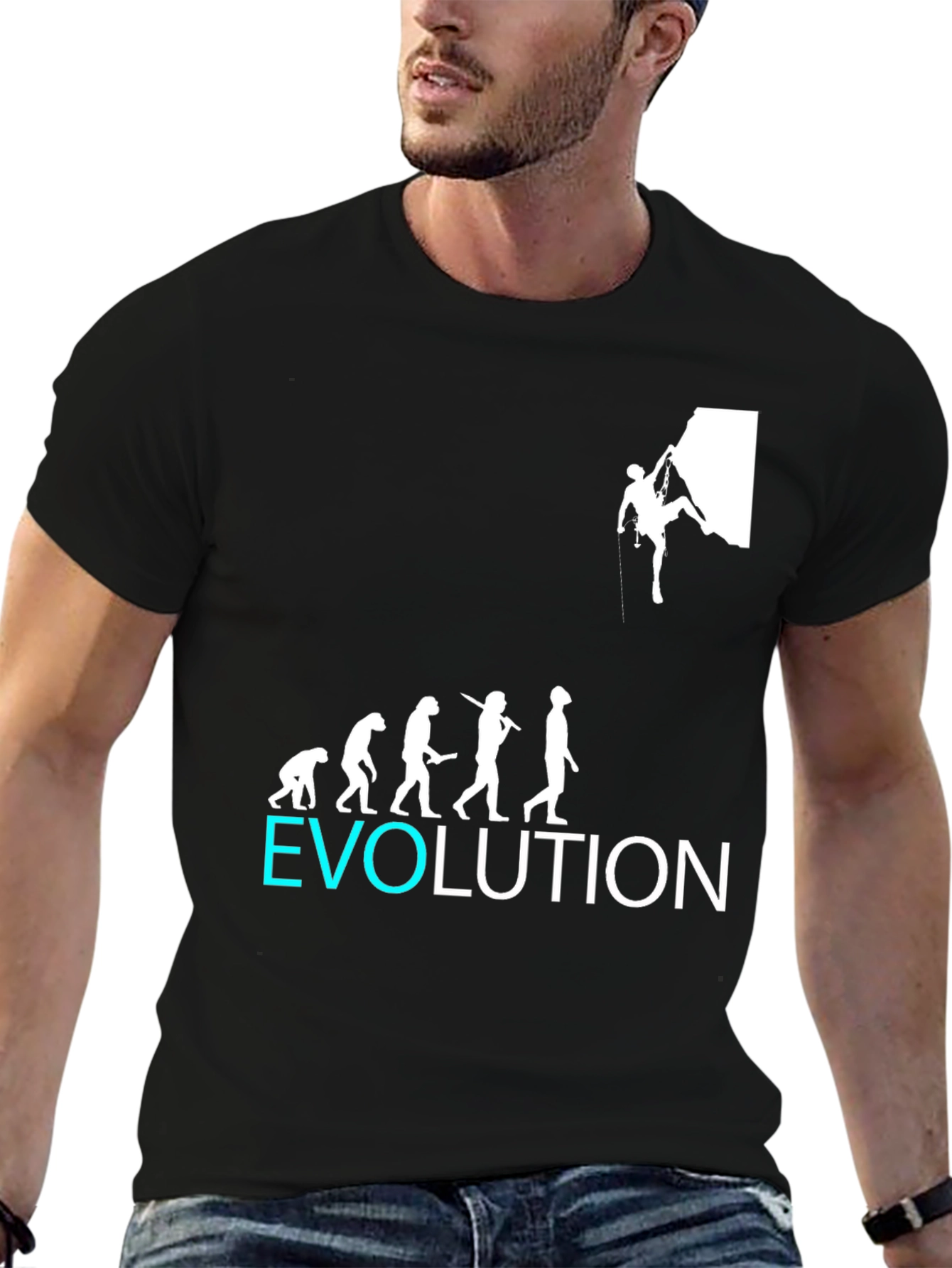 Climbing Evolution Graphic T-Shirt