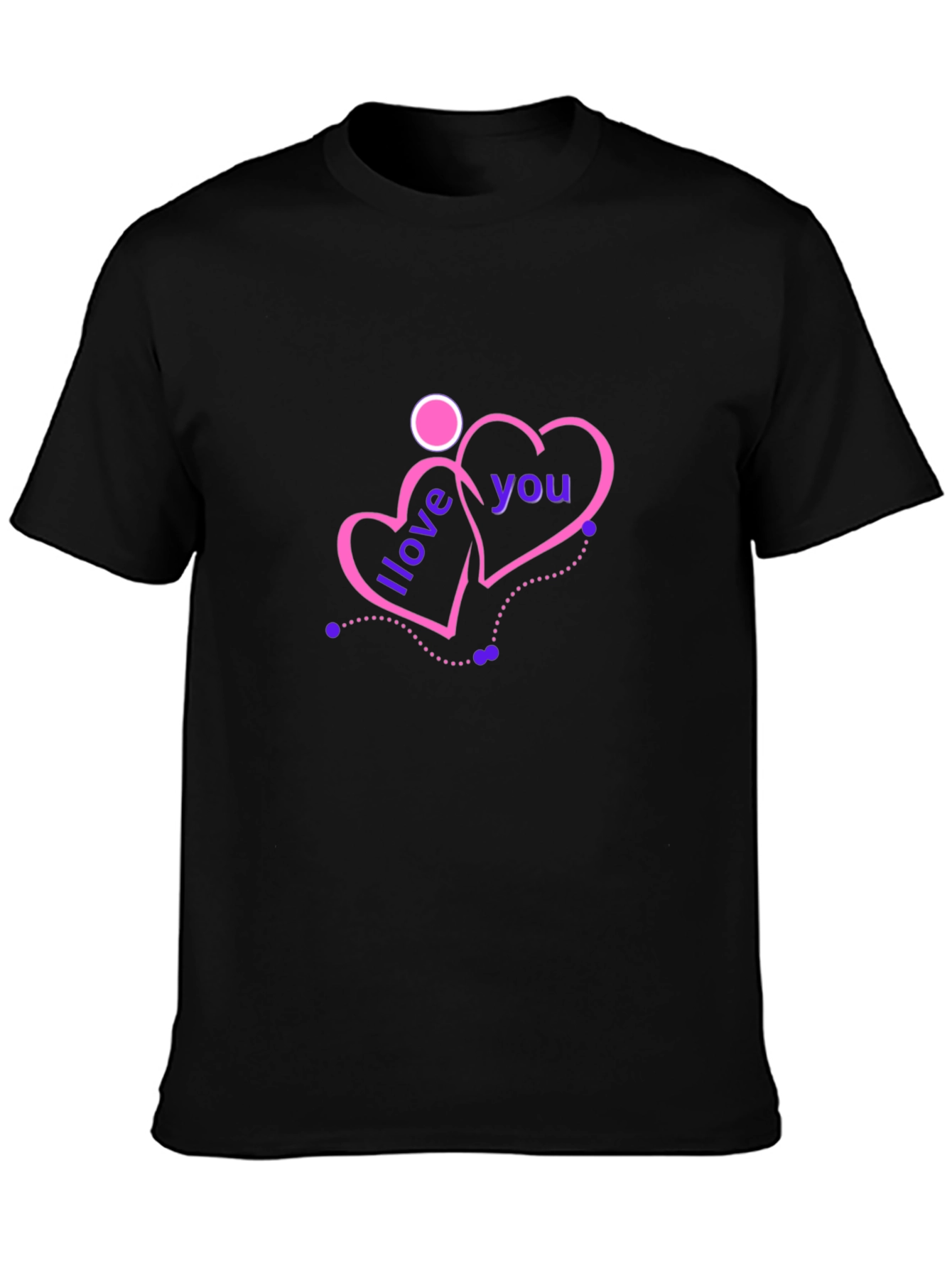 I Love You Hearts Graphic Tee