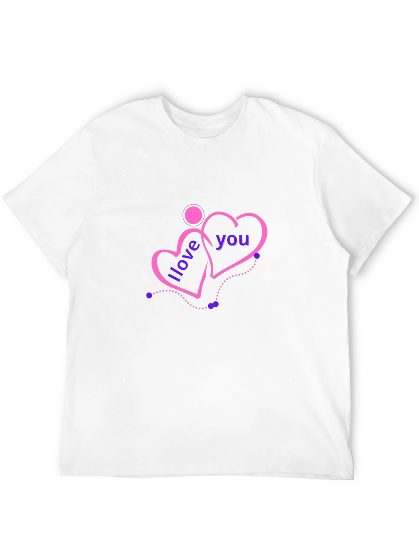 I Love You Hearts Graphic Tee