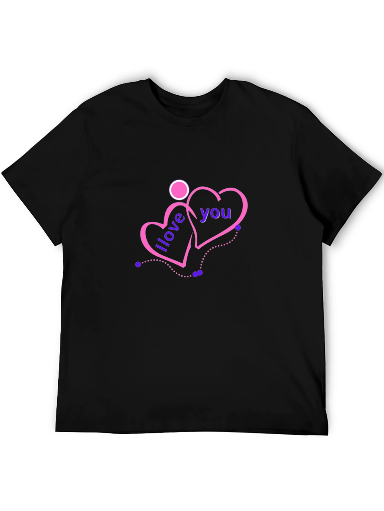 I Love You Hearts Graphic Tee
