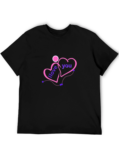 I Love You Hearts Graphic Tee