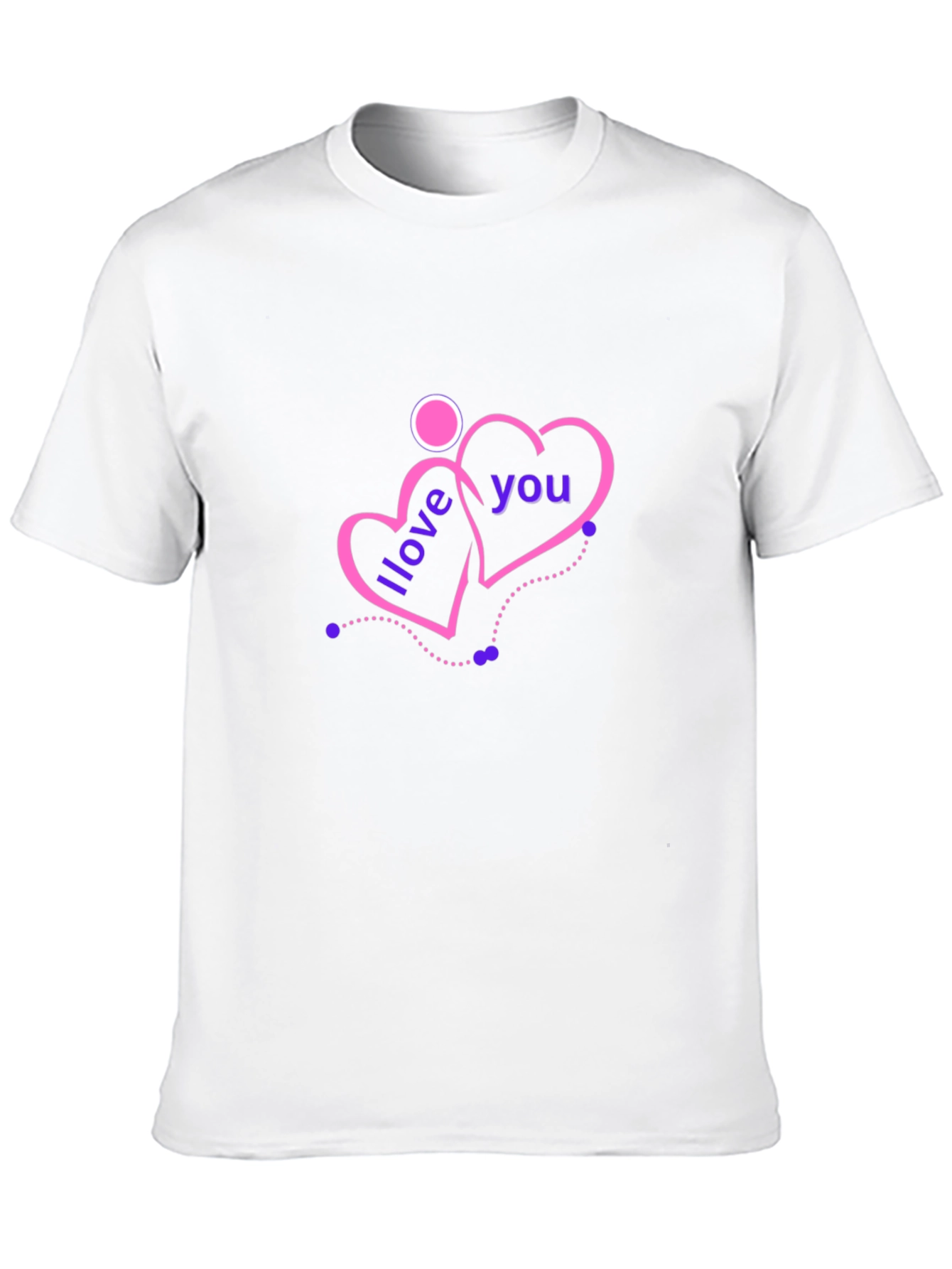 I Love You Hearts Graphic Tee