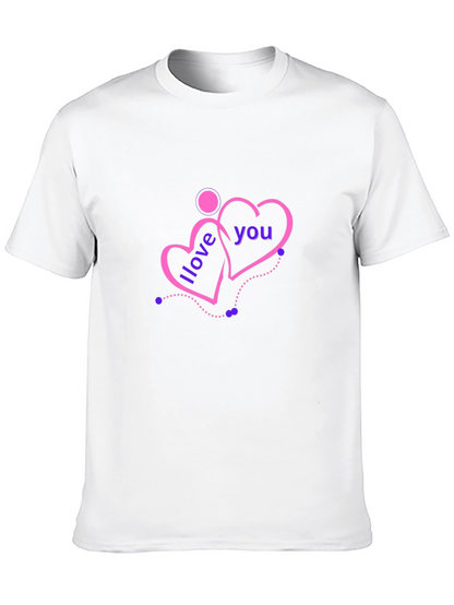 I Love You Hearts Graphic Tee