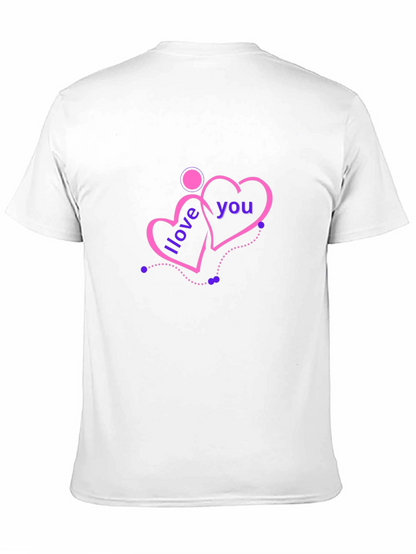 I Love You Hearts Graphic Tee