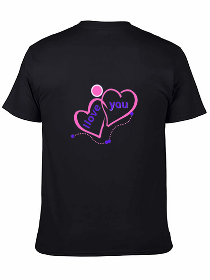 I Love You Hearts Graphic Tee