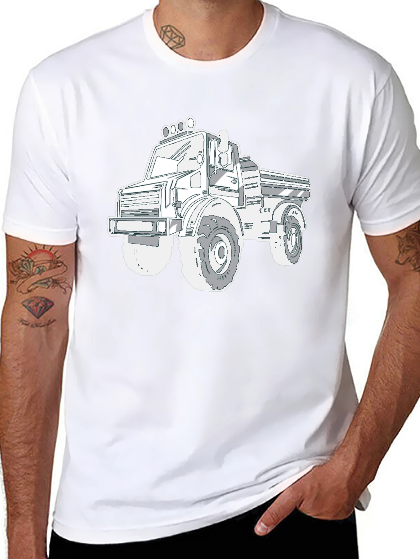 Off-Road Truck Graphic Tee - Black