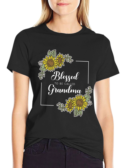 Blessed Grandma Sunflower T-Shirt
