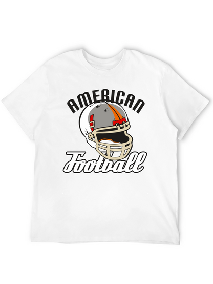 American Football Helmet Graphic T-Shirt