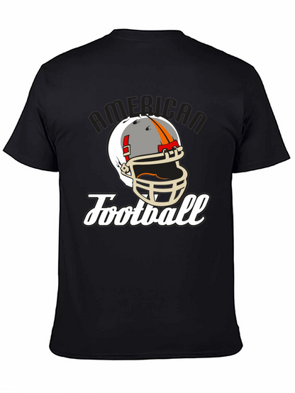 American Football Helmet Graphic T-Shirt