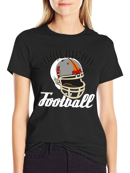 American Football Helmet Graphic T-Shirt