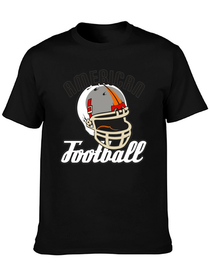 American Football Helmet Graphic T-Shirt