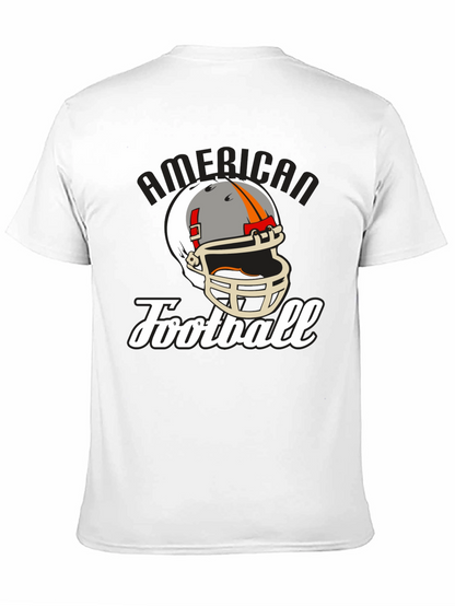 American Football Helmet Graphic T-Shirt