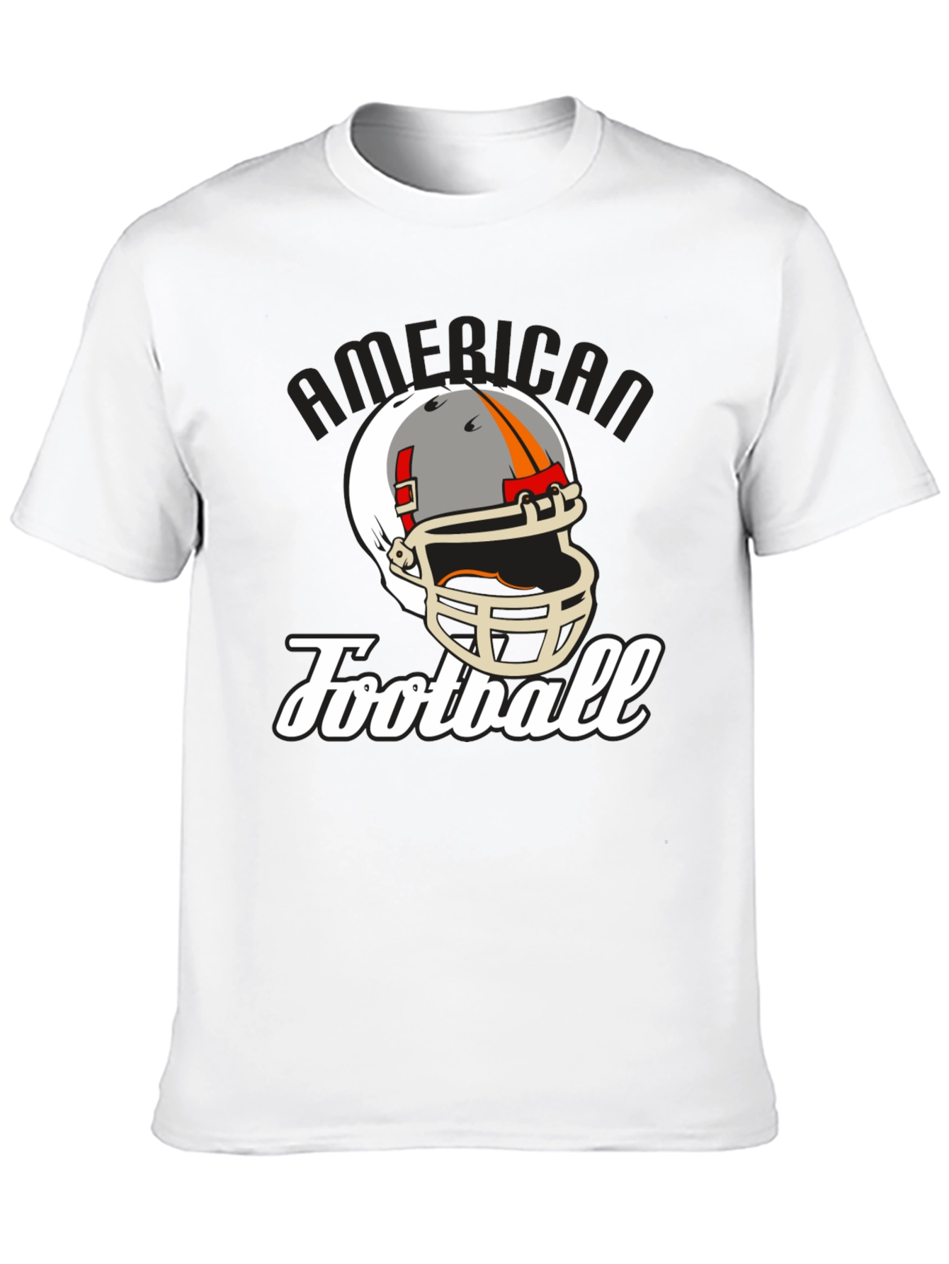 American Football Helmet Graphic T-Shirt