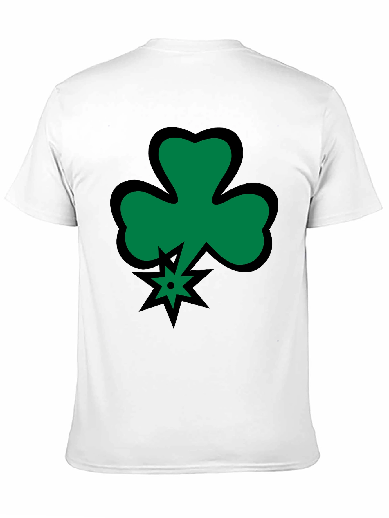 Shamrock Luck Black T-Shirt
