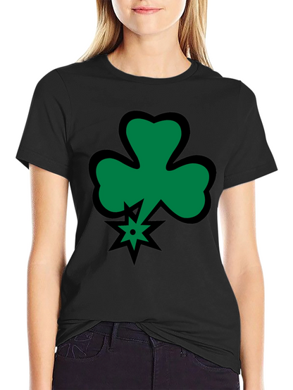 Shamrock Luck Black T-Shirt