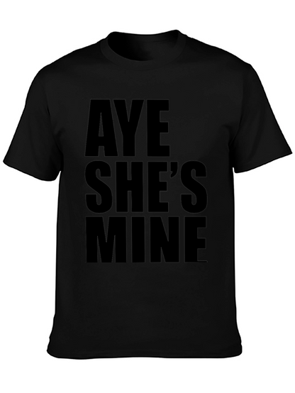 Aye Shes Mine Black Graphic Tee