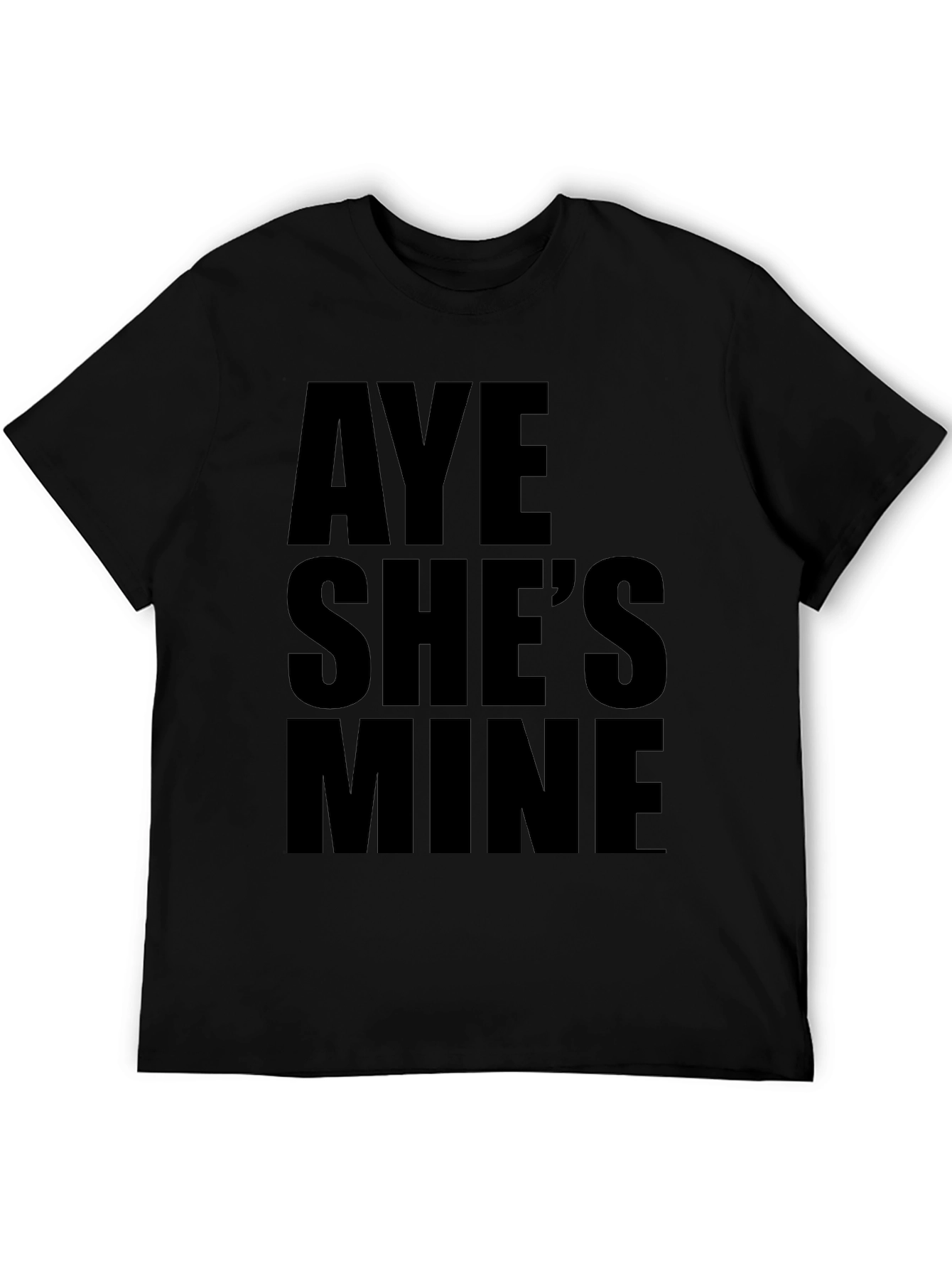 Aye Shes Mine Black Graphic Tee