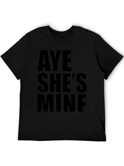 Aye Shes Mine Black Graphic Tee