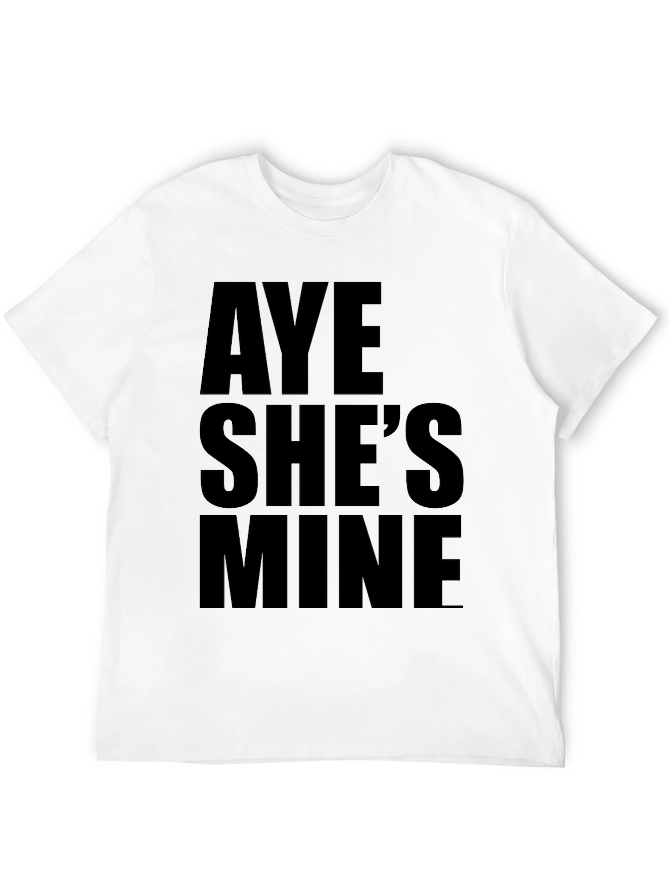 Aye Shes Mine Black Graphic Tee