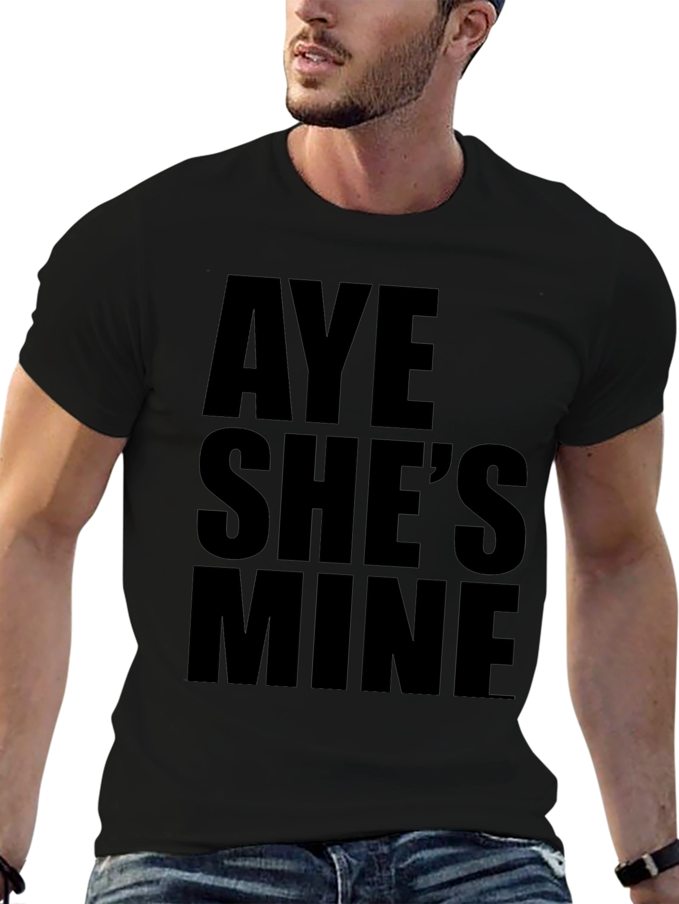 Aye Shes Mine Black Graphic Tee