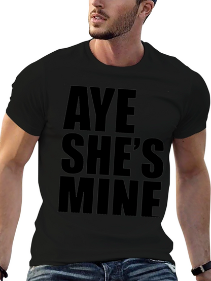 Aye Shes Mine Black Graphic Tee
