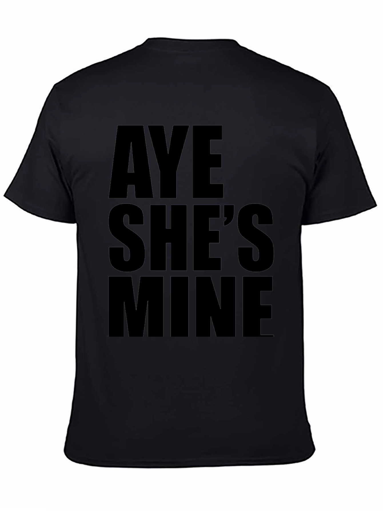Aye Shes Mine Black Graphic Tee