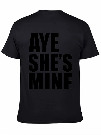 Aye Shes Mine Black Graphic Tee