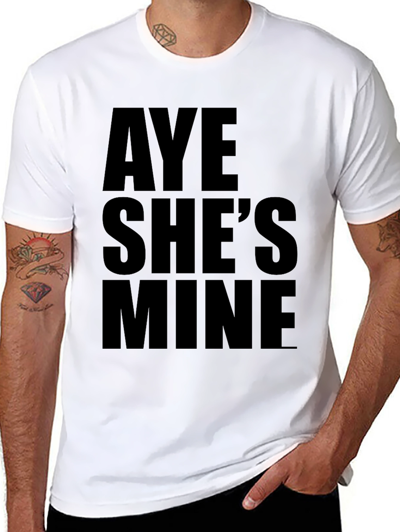 Aye Shes Mine Black Graphic Tee