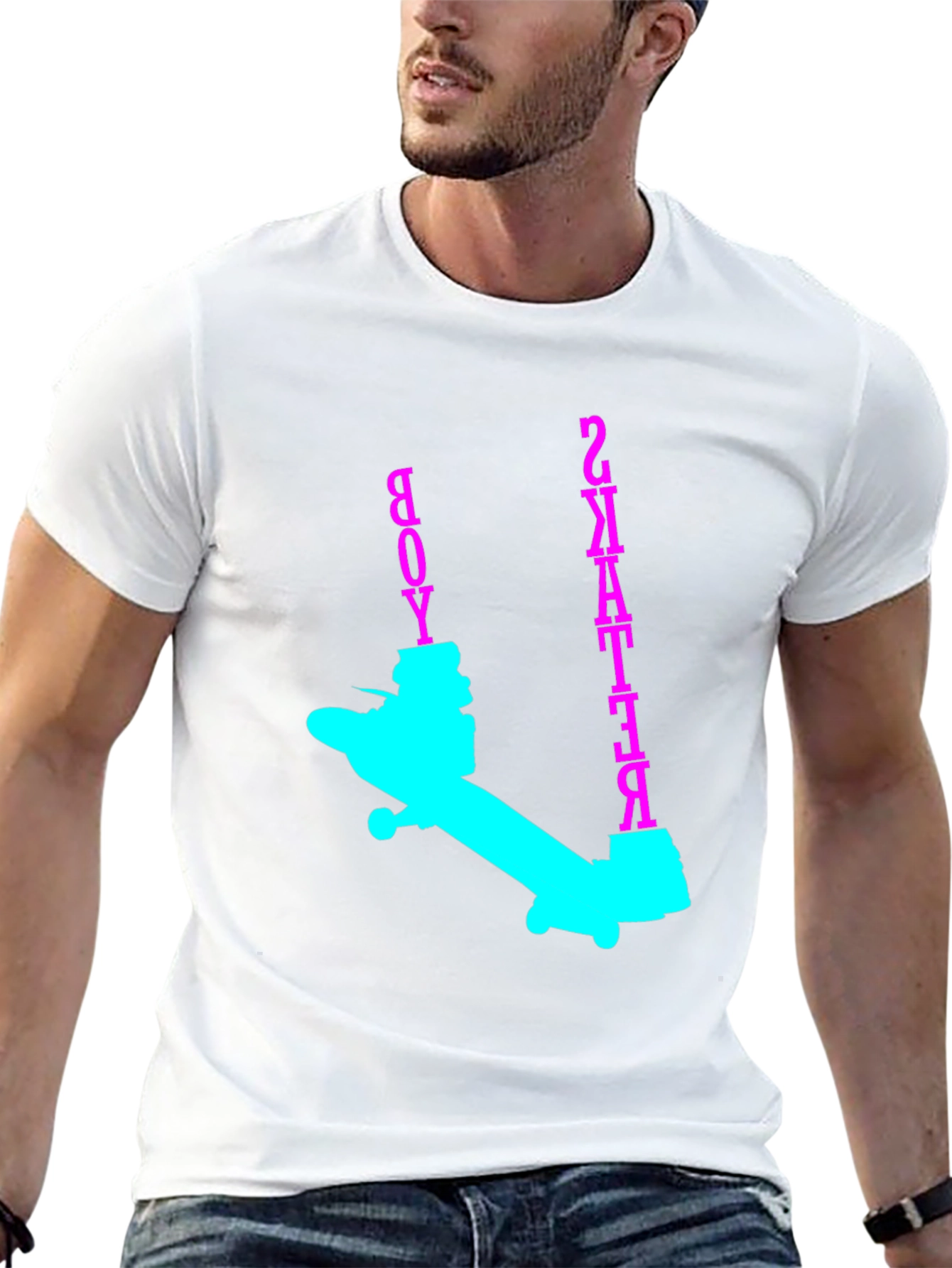 Skater Boy Graphic Tee - Bold & Edgy