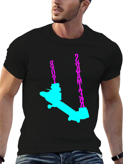 Skater Boy Graphic Tee - Bold & Edgy