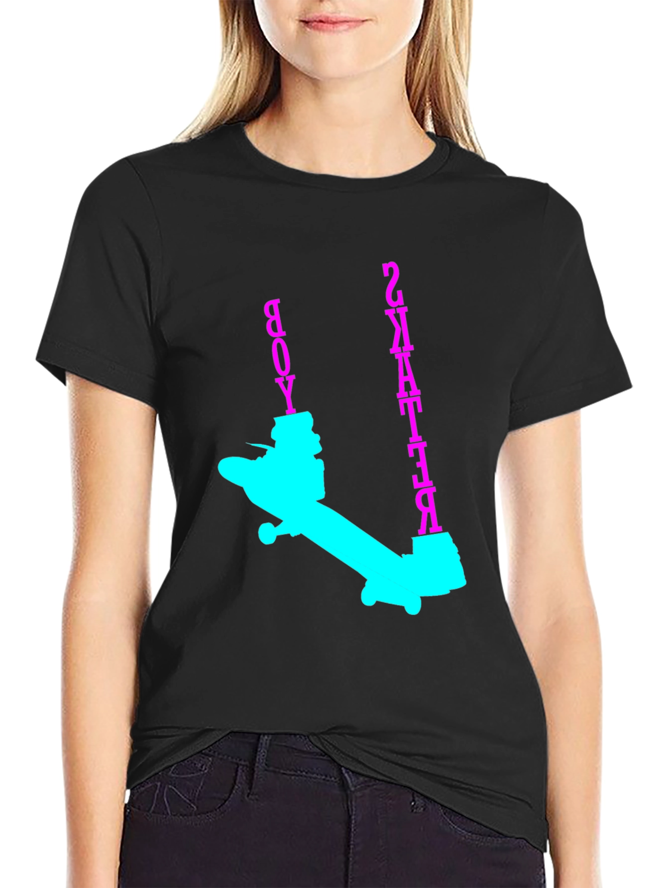 Skater Boy Graphic Tee - Bold & Edgy