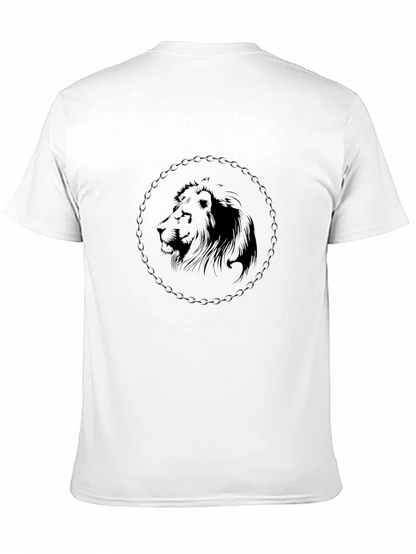 Lion Graphic Black T-Shirt - Stylish Mens Fashion Tee