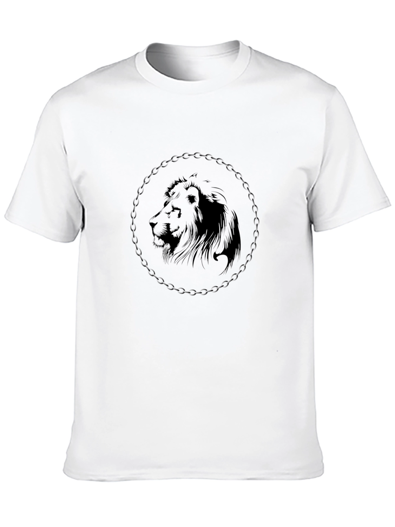 Lion Graphic Black T-Shirt - Stylish Mens Fashion Tee