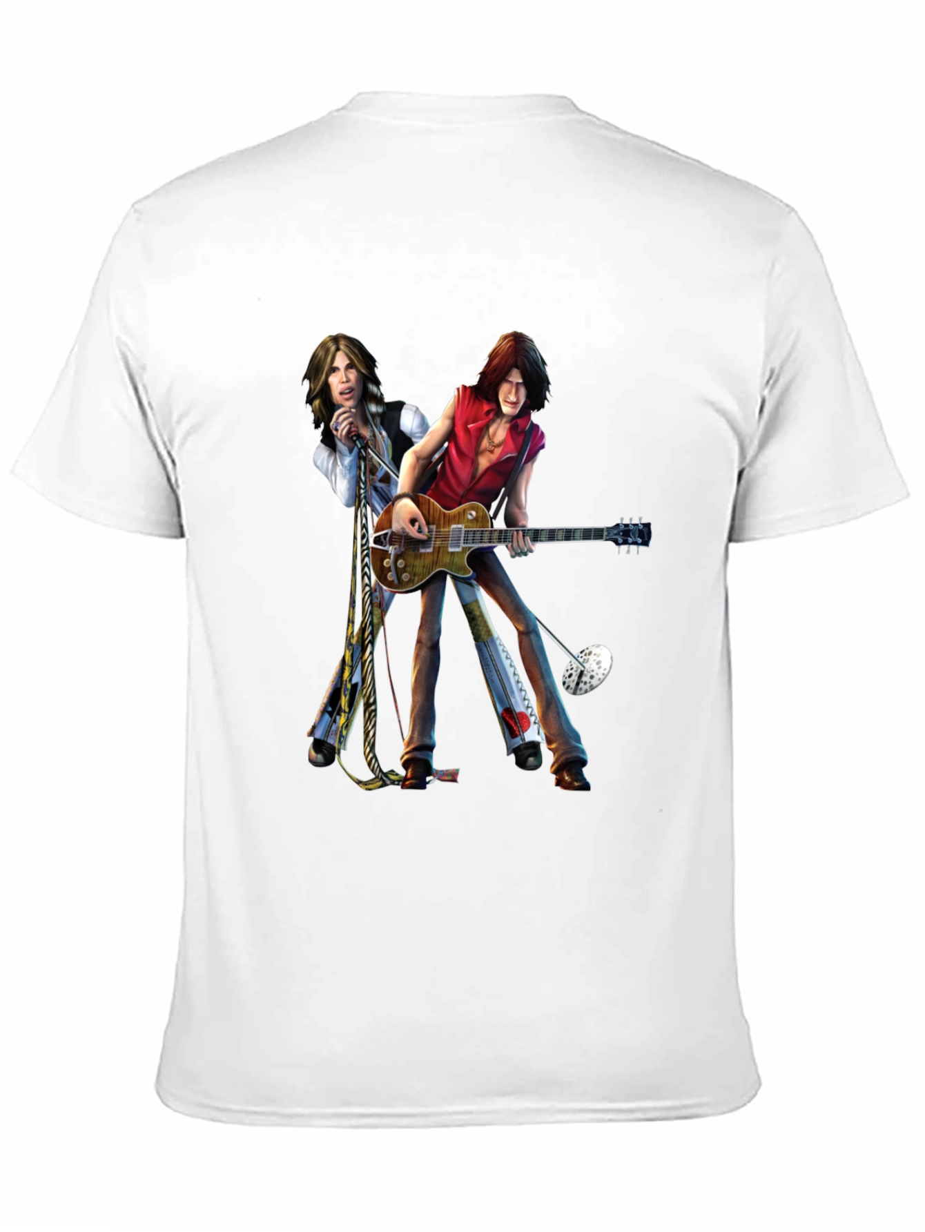 Rock Band Graphic Print Black T-Shirt