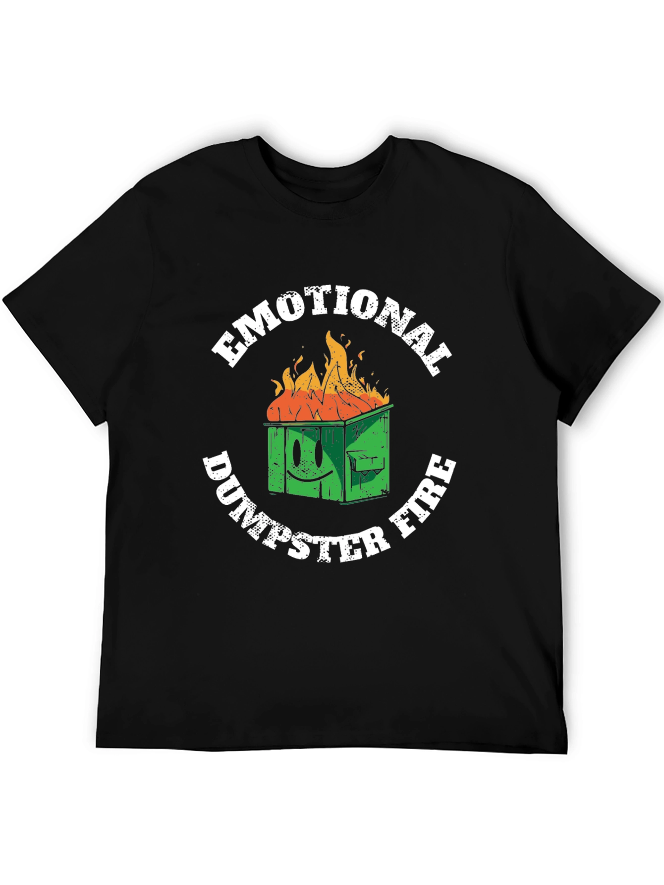 Emotional Dumpster Fire Graphic T-Shirt