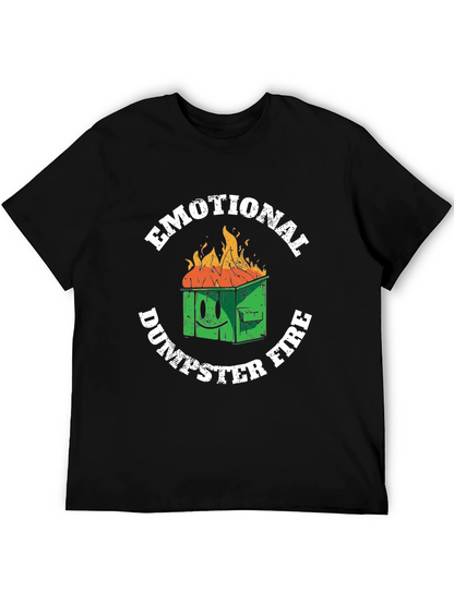 Emotional Dumpster Fire Graphic T-Shirt