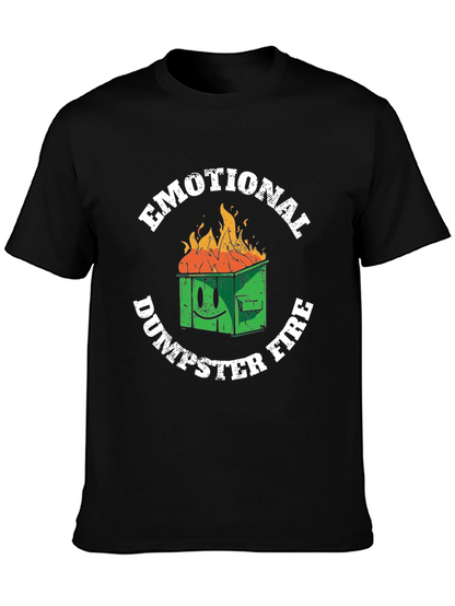 Emotional Dumpster Fire Graphic T-Shirt