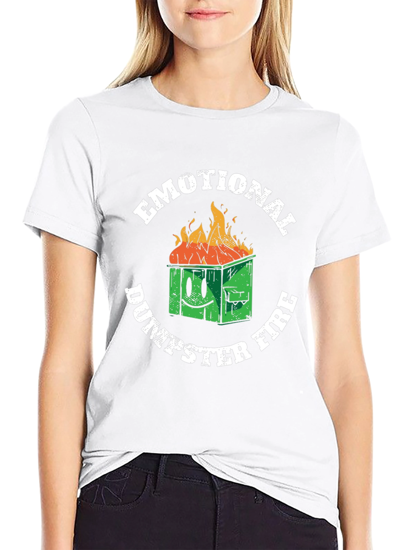 Emotional Dumpster Fire Graphic T-Shirt
