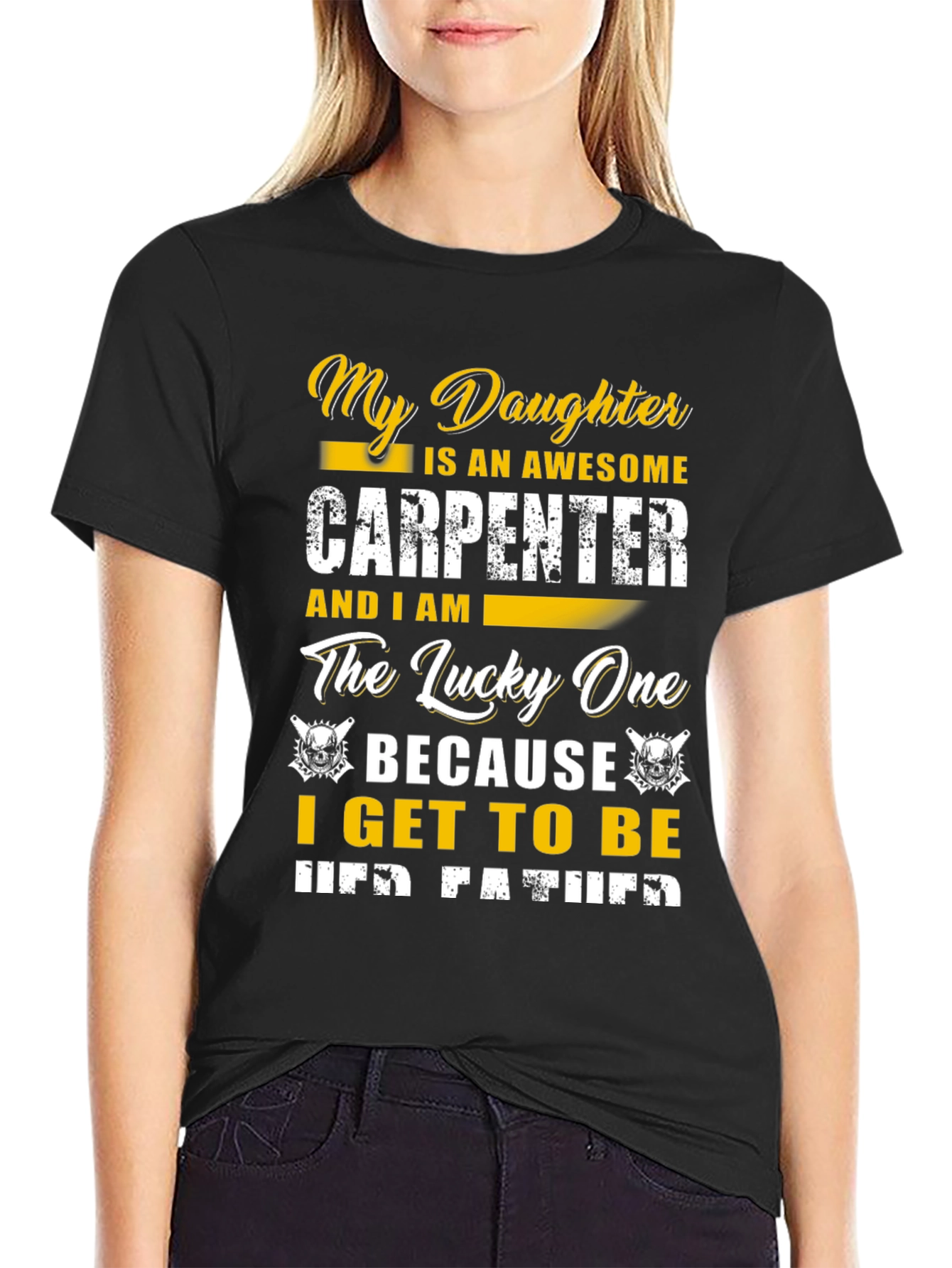 Awesome Carpenter Dad T-Shirt