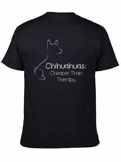 Chihuahua Therapy T-Shirt - Funny Dog Lover Tee