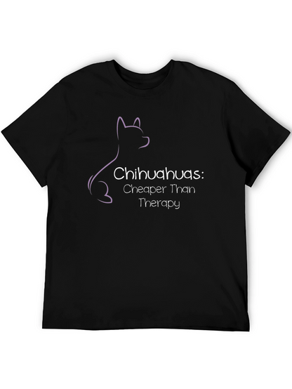 Chihuahua Therapy T-Shirt - Funny Dog Lover Tee