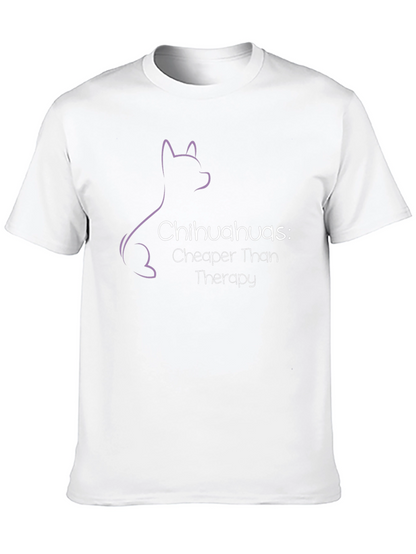 Chihuahua Therapy T-Shirt - Funny Dog Lover Tee